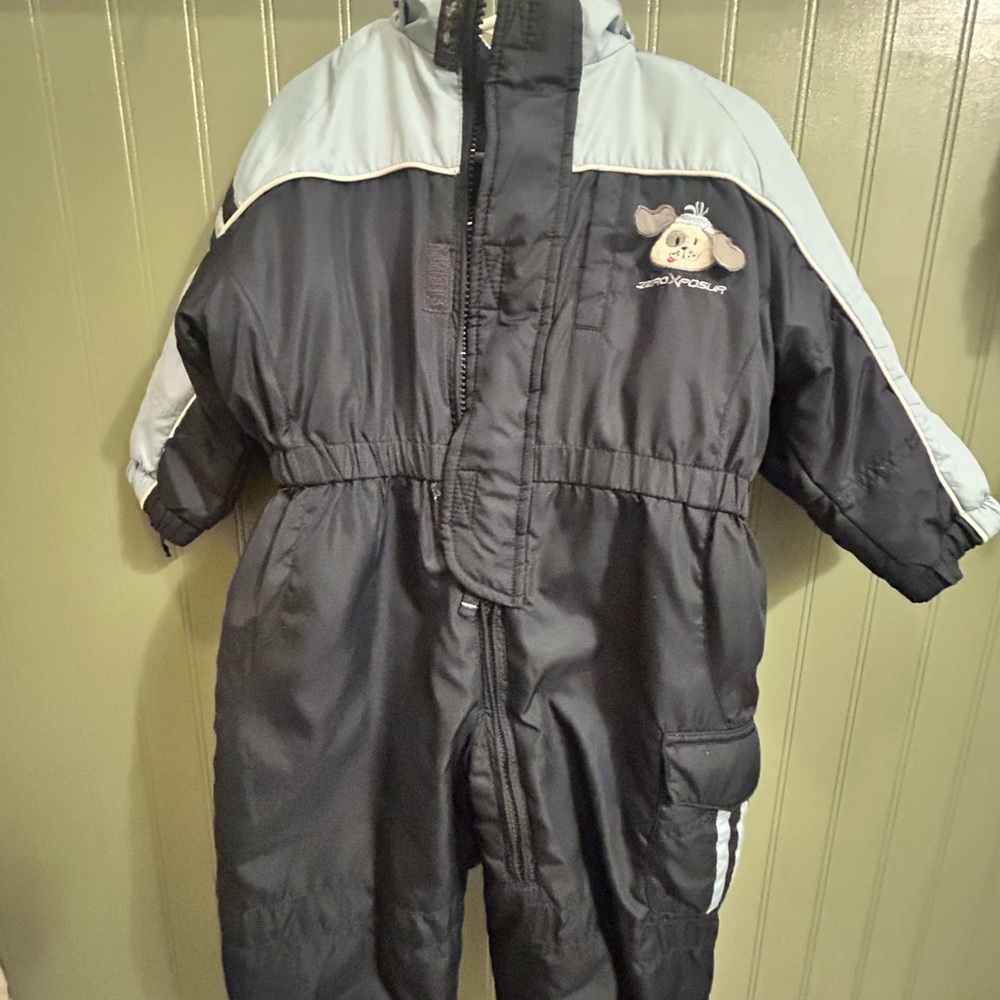 ZeroXposur Black Snowsuit with Logo